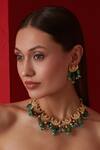 Buy_Paisley Pop_Kundan Necklace Jewellery Set_at_Aza_Fashions