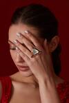 Buy_Paisley Pop_Victorian Polki Ring_at_Aza_Fashions