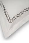 Shop_VEDA HOMES_Cream 100% Cotton Petal Cord Embroidered Bed Sheet Set _at_Aza_Fashions