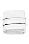 Buy_VEDA HOMES_White 100% Cotton Thread Work Classic Striped Duvet Cover - Single Pc _at_Aza_Fashions