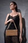 Buy_Waby Saby_Beige Embellished Sugar Mamma Crystal Bag_at_Aza_Fashions