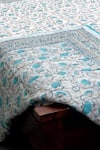 Buy_CocoBee_Grey Cotton Printed Hand Block Quilt _Online_at_Aza_Fashions