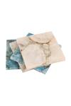 Shop_Cotton Indya_Blue Natural Agate Stones Square Shaped Coasters - Set Of 4_at_Aza_Fashions