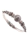 Shop_Noor_Silver Plated Oxidised Bangle_at_Aza_Fashions