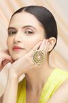 Buy Vivinia By Vidhi Mehra Gold Plated Pearls, Diamonds Kundan Statement Ring at Aza Fashions Buy_Vivinia By Vidhi Mehra_Gold Plated Pearls, Diamonds Kundan Statement Ring _at_Aza_Fashions