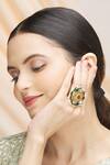 Buy Vivinia By Vidhi Mehra Gold Plated Stones, Pearls Navrattan Statement Ring at Aza Fashions Buy_Vivinia By Vidhi Mehra_Gold Plated Stones, Pearls Navrattan Statement Ring _at_Aza_Fashions