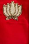 Buy Rage Attire-Sweta Saria Red Cotton, Silk, Bamboo Zari, Beads, Lotus Work Kurta Set With Nehru Jacket Online at Aza Fashions Buy_Rage Attire-Sweta Saria_Red Cotton, Silk, Bamboo Zari, Beads, Lotus Work Kurta Set With Nehru Jacket _Online_at_Aza_Fashions
