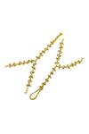 Shop_Minaki_Gold Plated Pearls Geometric Kundan Hathphool - Set Of 2 _at_Aza_Fashions