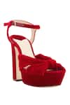 Buy_Sephyr_Red Minerva Bow Detail Heels_at_Aza_Fashions