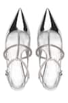 Shop_Sephyr_Silver Ares Strap Embellished Flats _at_Aza_Fashions