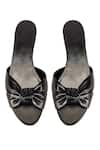 Buy_Sephyr_Black Vita Front Knotted Flats _at_Aza_Fashions