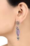 Buy_Tribe Amrapali_Multi Color Enamel Anjuli Ghungroo Dangler Earrings _at_Aza_Fashions