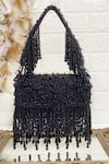 Buy_Kainiche by Mehak_Black Embellished Rhinestone Bag _at_Aza_Fashions