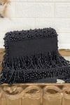 Kainiche by Mehak_Black Embellished Rhinestone Bag _Online_at_Aza_Fashions