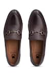 Shop_Hats Off Accessories_Maroon Leather Slip-on Shoes  