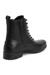 Buy_Hats Off Accessories_Black Genuine Leather Ankle Boots  