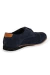 Shop_Hats Off Accessories_Blue Leather Casual Derby Shoes  