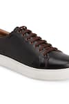 Buy_Hats Off Accessories_Black Leather Casual Sneaker Shoes _Online_at_Aza_Fashions