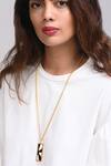 Buy_Mnsh_Gold Plated Sunrays Enamelled Pendant Necklace _at_Aza_Fashions