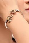 Buy_Noor_Gold Plated Elephant Design Bangle_at_Aza_Fashions