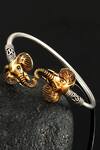 Shop_Noor_Gold Plated Elephant Design Bangle_at_Aza_Fashions
