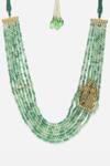 Buy Dugran By Dugristyle Green Radha Krishna Layered Necklace Online at Aza Fashions Buy_Dugran By Dugristyle_Green Radha Krishna Layered Necklace _Online_at_Aza_Fashions