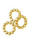Shop_Radhika Agrawal Jewels_Gold Plated Beads Heart Bomb Embellished Bracelet - Set Of 3 _at_Aza_Fashions