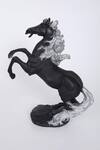 Shop_Assemblage_Black Resin Fibre Soaring Beauty Horse Showpiece_at_Aza_Fashions