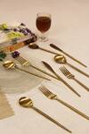 Buy_Assemblage_Gold Stainless Steel Cutlery Of 24_at_Aza_Fashions