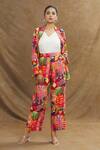 Buy_Linen Bloom_Multi Color 100% Linen Digital Printed Candy Pant _at_Aza_Fashions