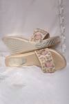 Buy_Foot Fuel_Gold Beads, Zari, Embroidery Suno Hand Embellished Wedges _Online_at_Aza_Fashions