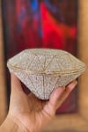 Buy_House of Bling_Silver Embellished Crystal Studded Diamond Shaped Clutch _at_Aza_Fashions