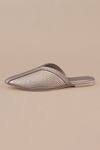 Buy Ampm Silver Metallic Perforated Mules Online at Aza Fashions Buy_Ampm_Silver Metallic Perforated Mules_Online_at_Aza_Fashions