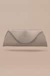 Buy_Ampm_Silver Ida Corded Faux Leather Clutch 
