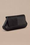Buy_Ampm_Black Azra Corded Flap Clutch_at_Aza_Fashions