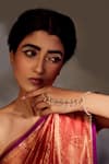 Buy_Paisley Pop_Red Kundan And Pearls Hathphool _at_Aza_Fashions