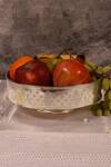 Buy_Nakshikathaa - Homeware_Silver Brass Fruit Bowl _at_Aza_Fashions
