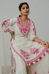 Buy Wabi Sabi By Anshum-Ritesh Ivory Chanderi Embroidery, Tassels Round Beaming Bee Hand Kurta Sharara Set Online at Aza Fashions Buy_Wabi Sabi By Anshum-Ritesh_Ivory Chanderi Embroidery, Tassels Round Beaming Bee Hand Kurta Sharara Set _Online_at_Aza_Fashions