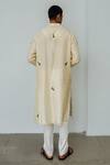 Shop Wabi Sabi By Anshum-Ritesh Beige Chanderi Embroidery Buzz Me Kurta Set at Aza Fashions Shop_Wabi Sabi By Anshum-Ritesh_Beige Chanderi Embroidery Buzz Me Kurta Set _at_Aza_Fashions