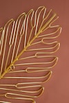 Buy_Logam_Gold Mild Steel Wired Work Palm Leaf Wall Decor 2 Pcs Set_Online_at_Aza_Fashions