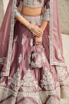 Buy_MATSYA_Pink The Global Indian Chanderi Embroidered Lehenga Set_Online_at_Aza_Fashions