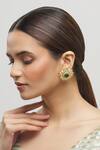 Buy Moh-Maya By Disha Khatri Gold Plated Stones, Diamonds Floral Kundan Stud Earrings at Aza Fashions Buy_Moh-Maya By Disha Khatri_Gold Plated Stones, Diamonds Floral Kundan Stud Earrings _at_Aza_Fashions