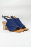 Shop_The Alter_Blue Mule Block Heels _at_Aza_Fashions