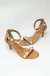 Shop_The Alter_Brown Studs Studded Stilettos _Online_at_Aza_Fashions