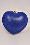 Buy_Alor Bags_Blue Rhinestones Dazzle Heart Clutch _at_Aza_Fashions