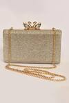 Shop_Alor Bags_Silver Embellished Venice Clutch _at_Aza_Fashions