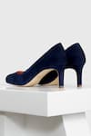 Shop_Oroh_Blue Alicante Leather Round Toe Pumps _Online_at_Aza_Fashions