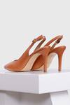 Oroh_Brown Valencia Leather Round Toe Pumps _at_Aza_Fashions