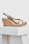 Shop_Oroh_Gold Segovia Criss Cross Strap Metallic Wedges _Online_at_Aza_Fashions