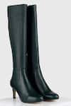 Buy_Oroh_Green Arona Long Leather Boots _at_Aza_Fashions